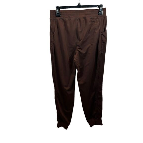 Ladies Fabletics Brand Brown Pull On High Rise Joggers Size Medium‎ - Picture 5 of 11